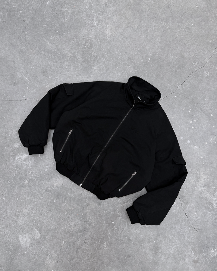CANVAS BOMBER JACKET