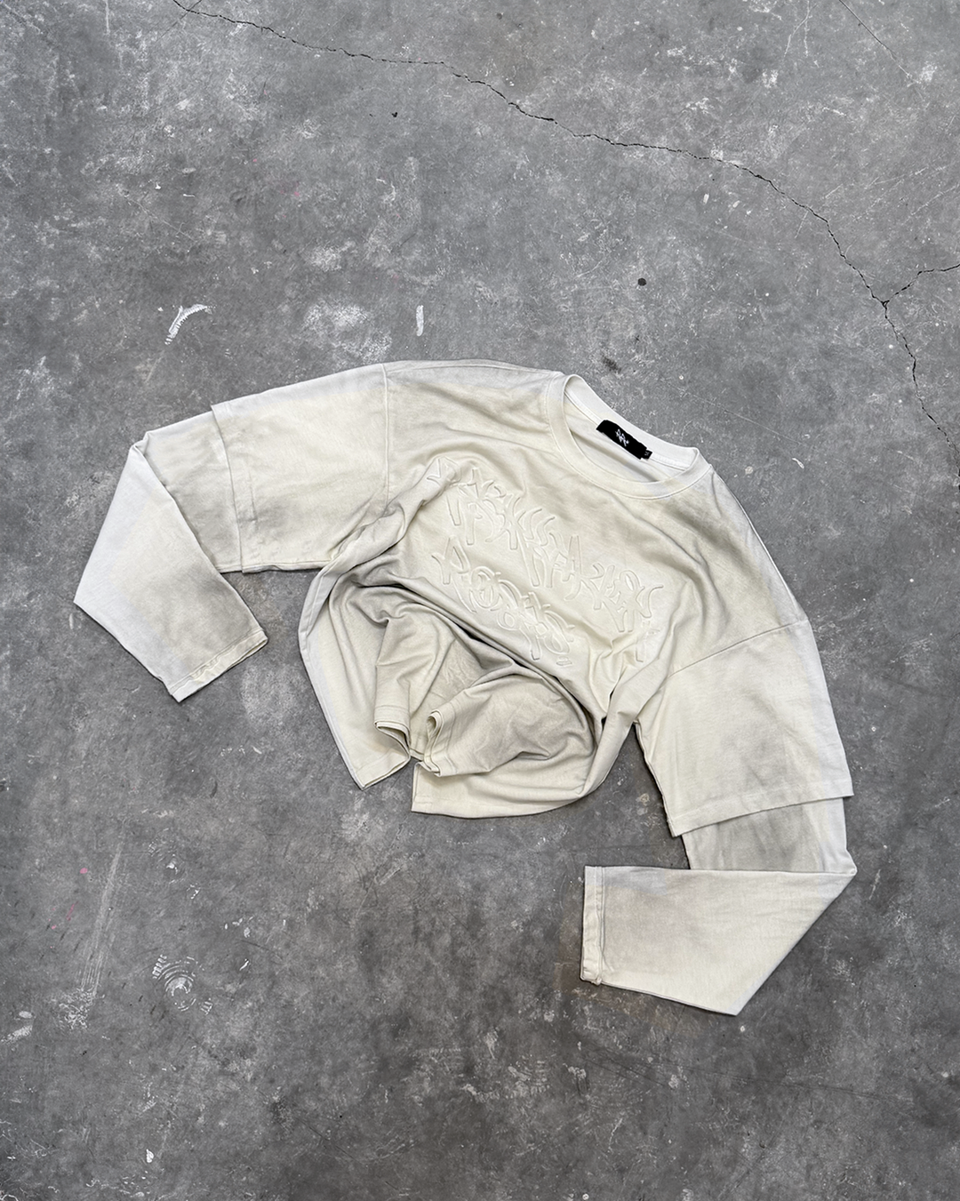 DIRTY WASH LAYERED T-SHIRT